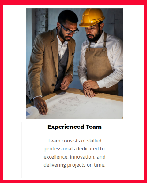 experienced team